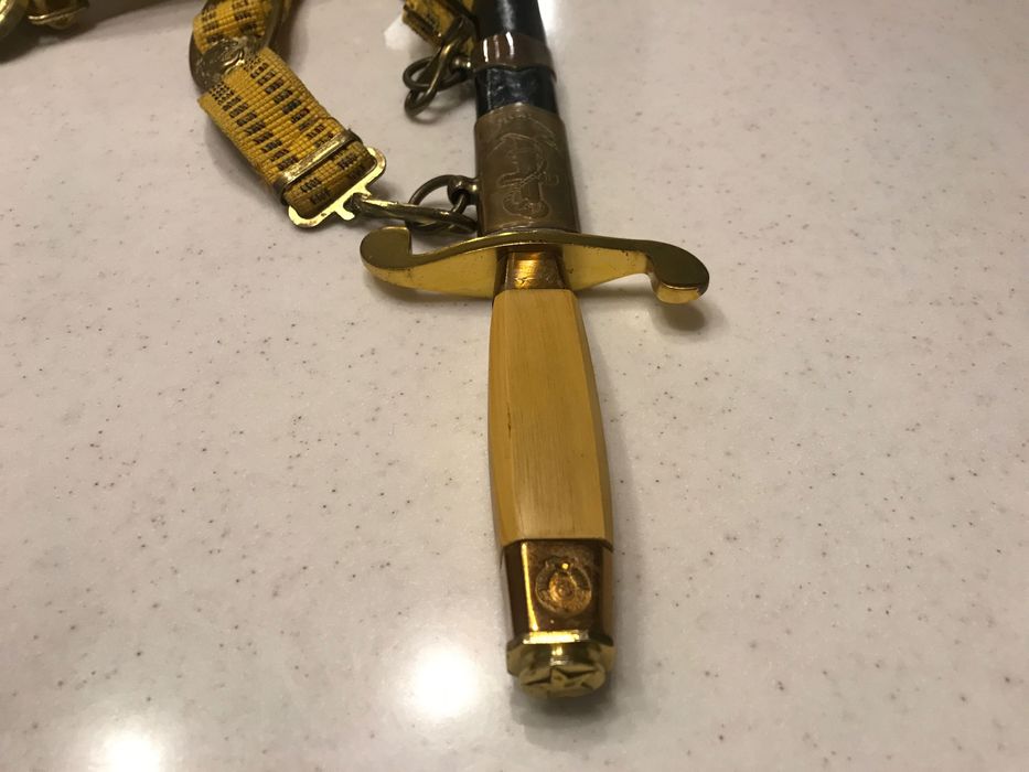 Кортик морской БУЛАТ 1976 года+парадный ремень Киев.