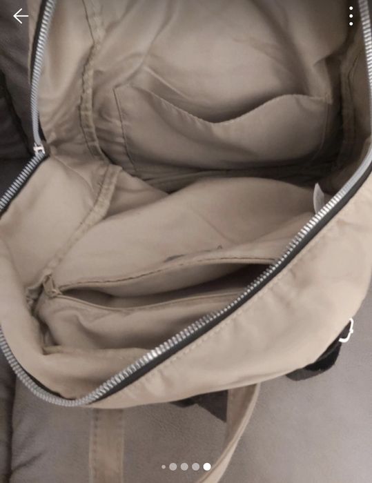Mochila beije em bom estado