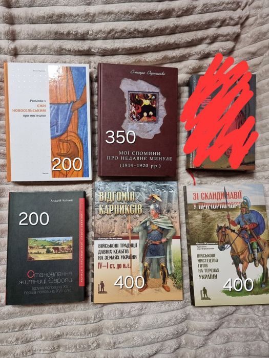 Рідкісні книги, історична література