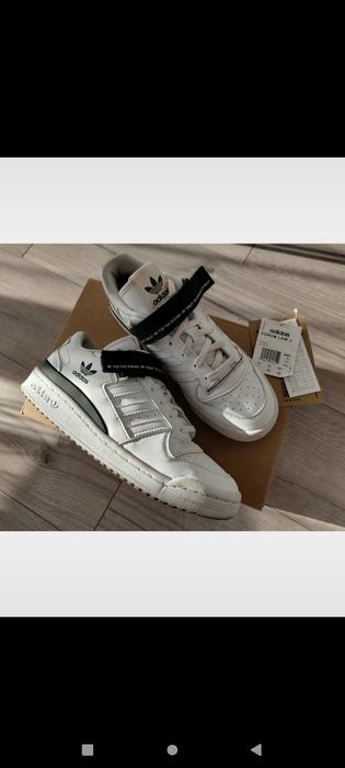Buty adidas forum low parley czarno białe