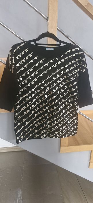 Bluzka bawełniana ze złotym L/XL