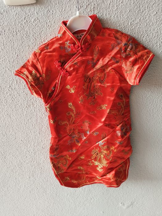 Roupa de carnaval chinesa para menina 4 anos