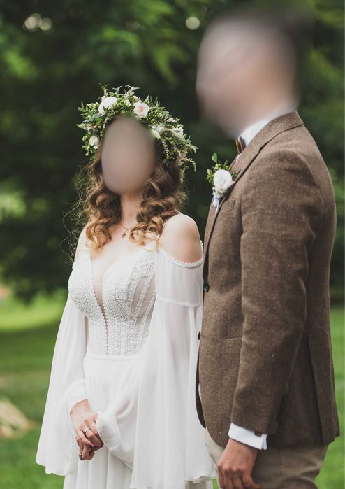 Suknia ślubna BOHO / rustykalna