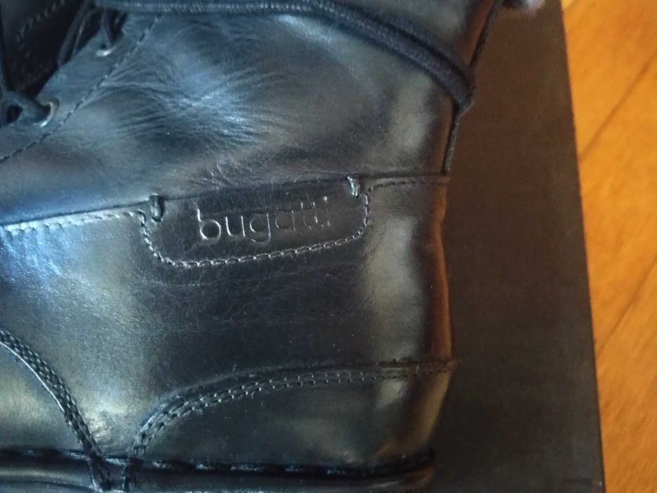Oryginalne Botki Bugatti 39 skóra naturalna 100%