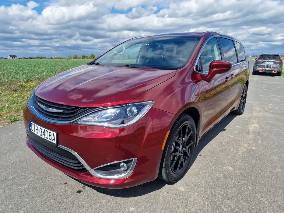 Chrysler Pacifica Hybryda Bordo Felgi - Czarny połysk 19 el. drzwi Perłowy!!