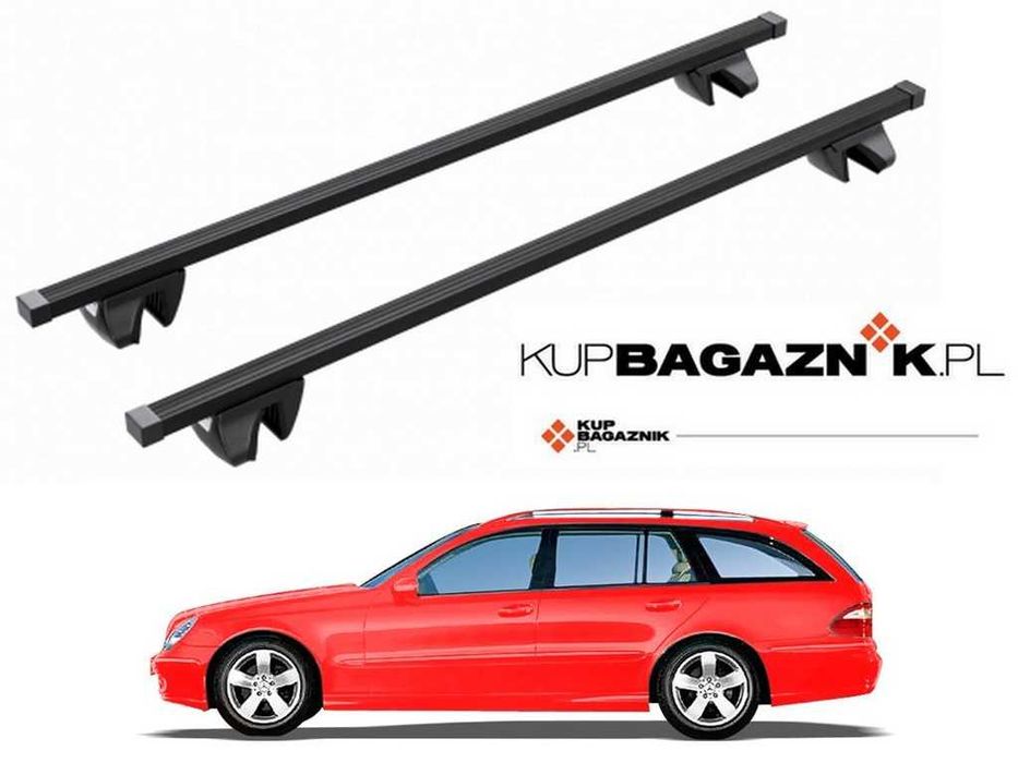 Bagażnik dachowy MERCEDES E S211 klasa 2003 do 2008 W211 belki Relingi