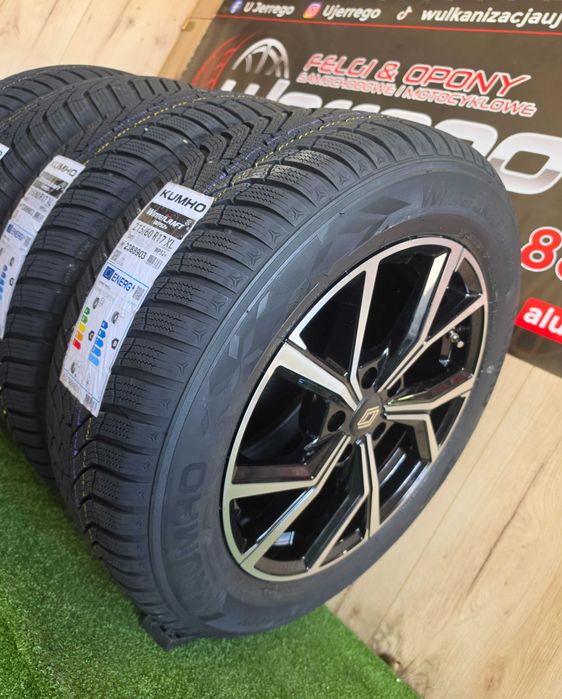 Koła zimowe RENAULT SYMBIOZ, AuSTRAL. CAPTUR 17x5x114,3 Kumho WindCraft WP52+ 215/60/R17 + TPMS