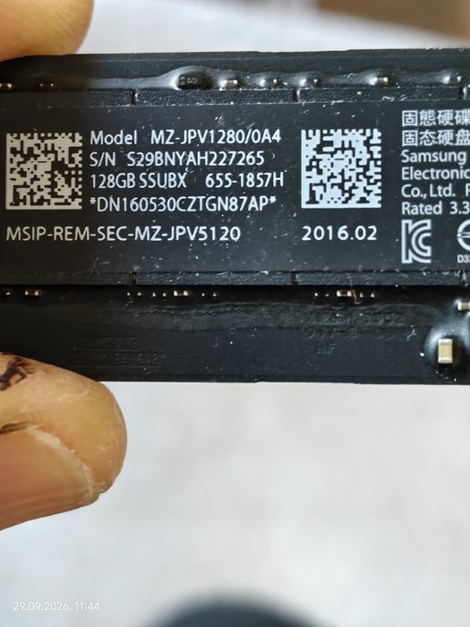 ssd 128gb для macbook