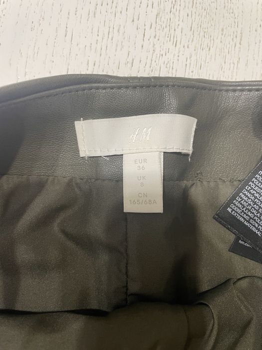 Юбка кожанная H&M