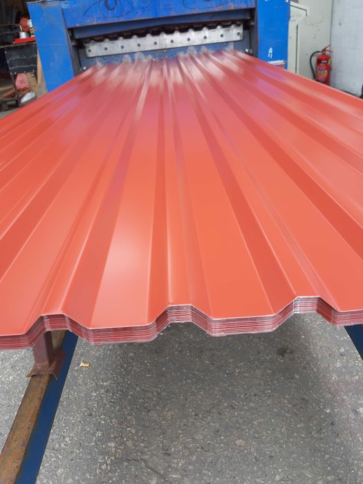 Blacha czerwona trapez dach ral 3009 dachowa