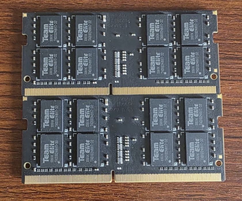 So-dimm DDR4-3200 32GB (2 x 16GB). Чип Micron.