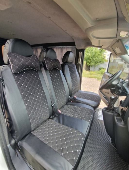 чохли на сидіння 1+1 1+2 на бус TRAFIC MASTER SPRINTER MASTER та інші