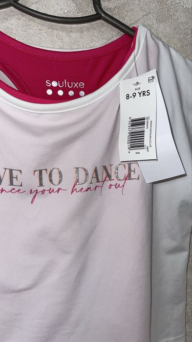 Спортивний костюм комплект для танців / гімнастики Souluxe Matalan 8-9 років (128-134)