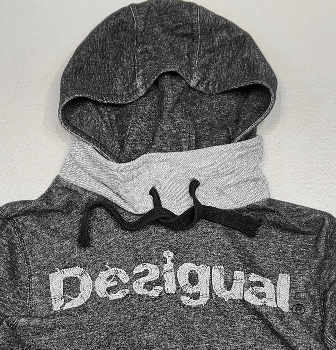 Wr) DESIGUAL oryginalna bluza kaptur Roz.L
