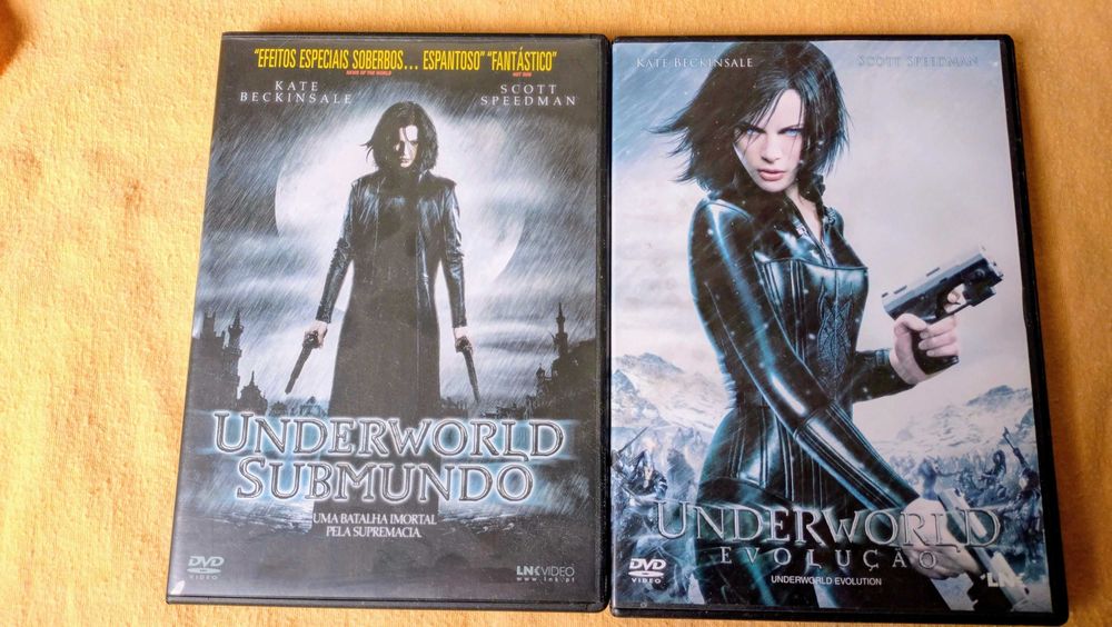 DVD filmes Underworld Submundo e Underworld Evolucao