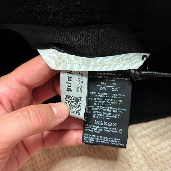 Palm Angels Bouclé Bucket Hat панама