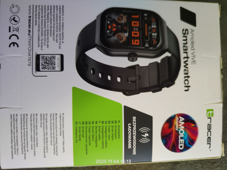 Smartwatch Amoled Vive, inteligentny zegarek.