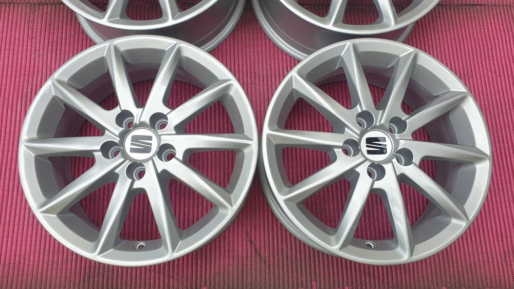 4035-Jantes 15 5x100 Originais Seat Ibiza, tbm para VW Polo, etc.