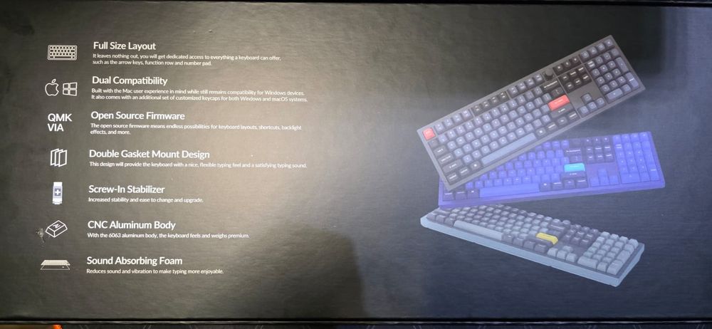 Teclado Keychron Q6 Wired excelente estado