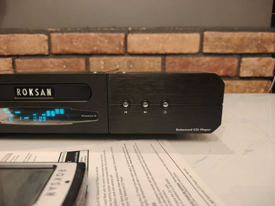 ROKSAN CASPIAN M2 CD ! Rzadki odtwarzacz CD ! Pilot ! OKAZJA