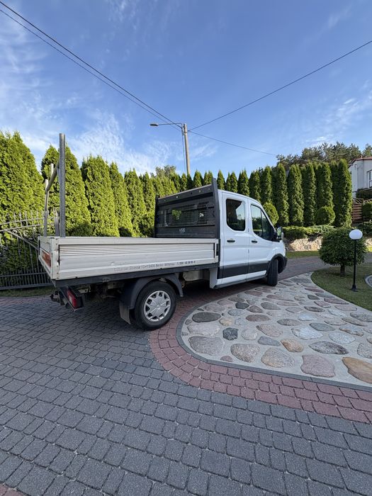 Ford Transit mk8 2.0 130km, 2018r. doka bygadówka 7 osob ,hak ,klima