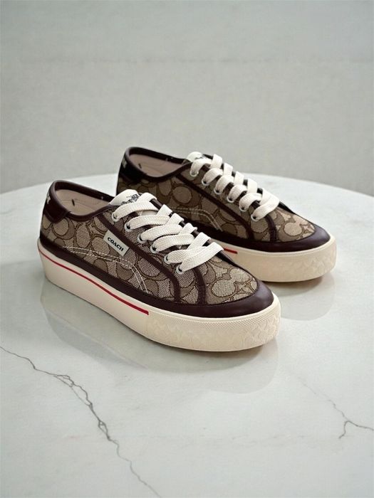 Кеди Coach коричневі