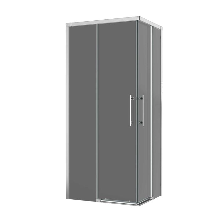 Cabine de duche Sensea Essential (70-80)x(90-100)x185 cm – Falta apenas uma porta deslizante