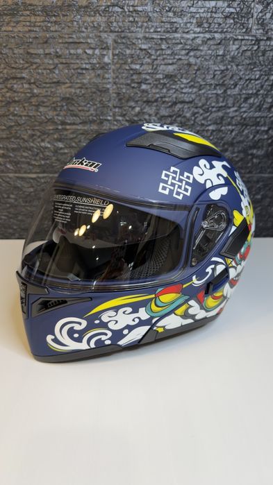 (NOVO) Capacete Modular Mota Desenhos