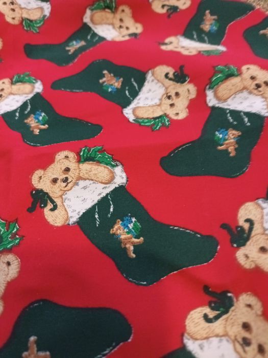 Camilha verde + naprons com motivos natalícios