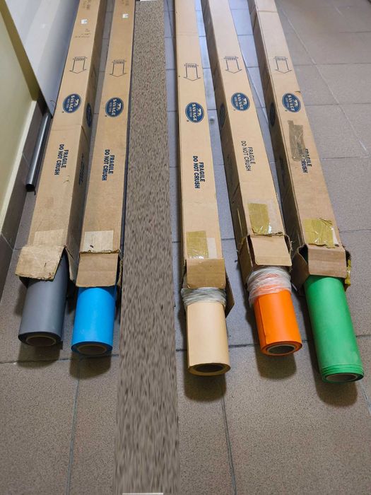 5 x tło fotograficzne kartonowe SAVAGE vide tone, szer. 2,72/11 m