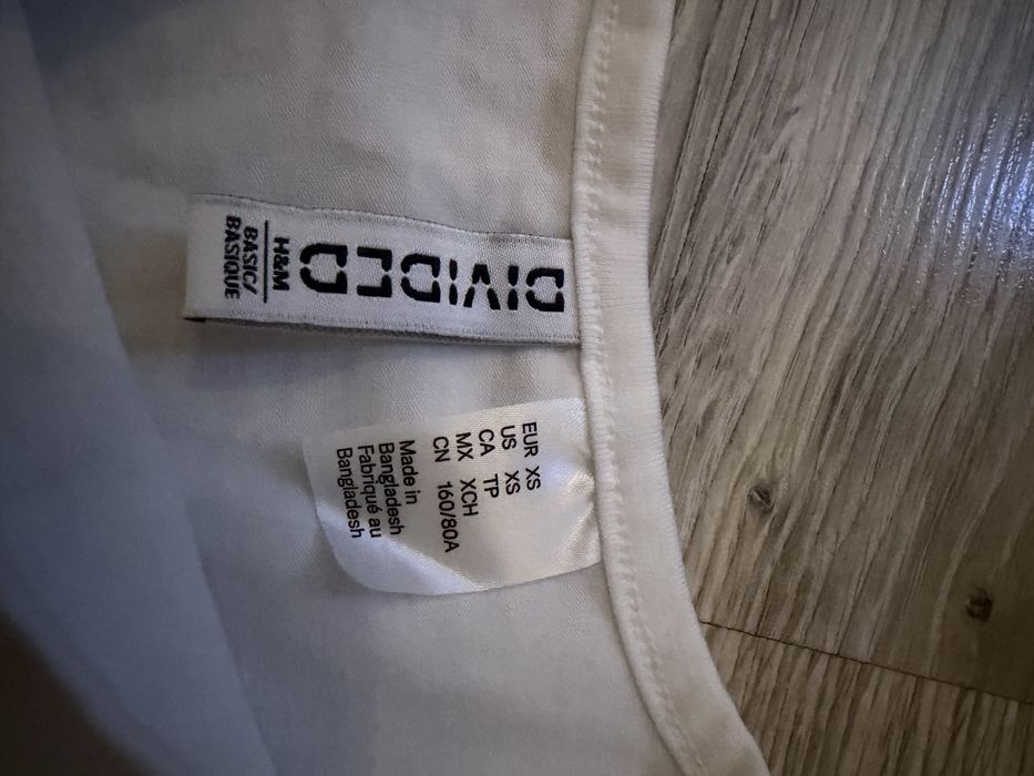 Top biały H&M t. Xs
