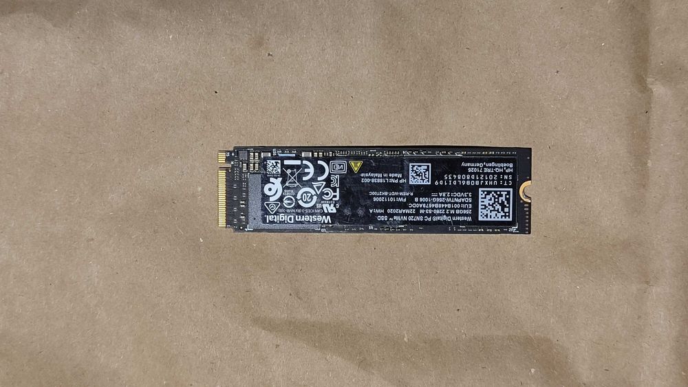 Disco nvme WD720 256GB 3500MB/s