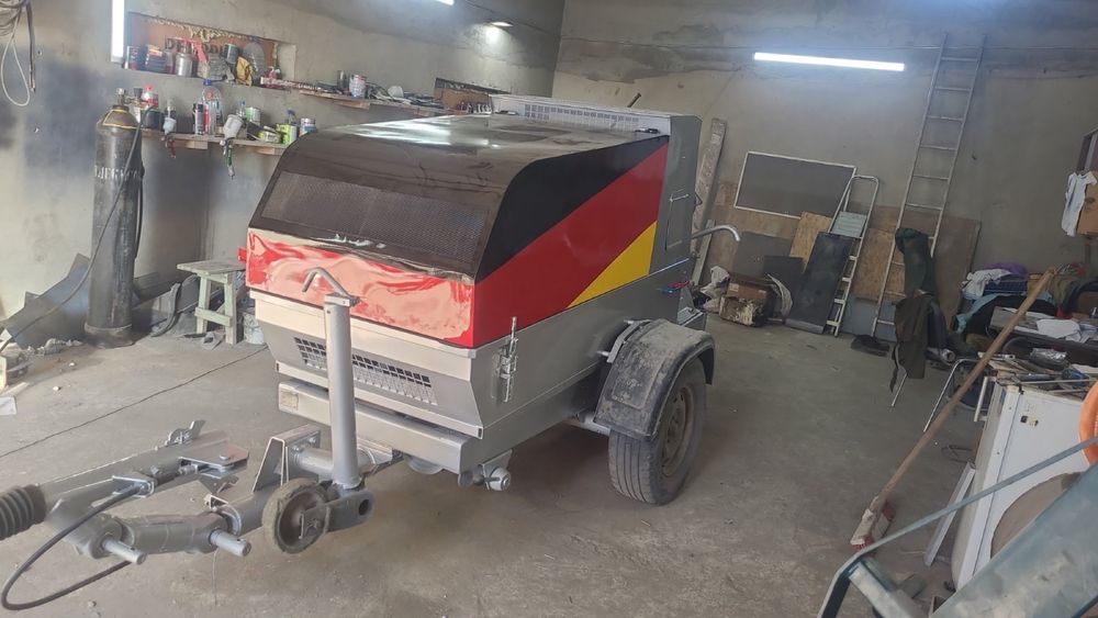 Пневмонагнітач  , станція для напівсухої стяжки