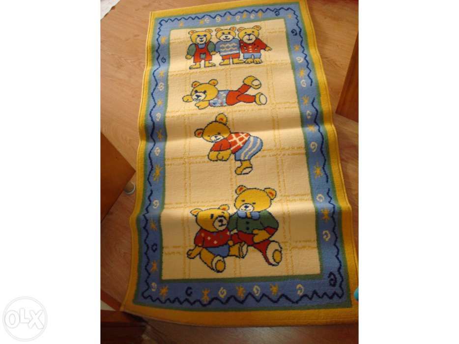 Tapete quarto criança com ursinhos