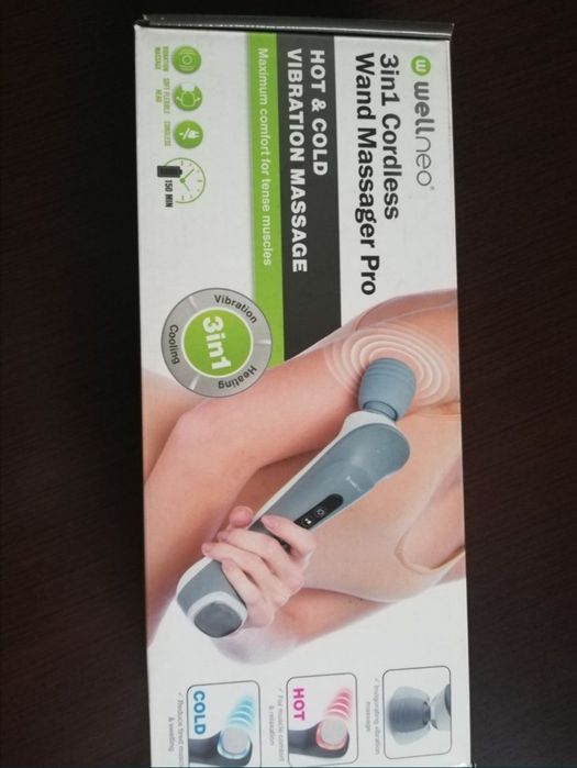 Masażer 3in1 Cordless wellneo
