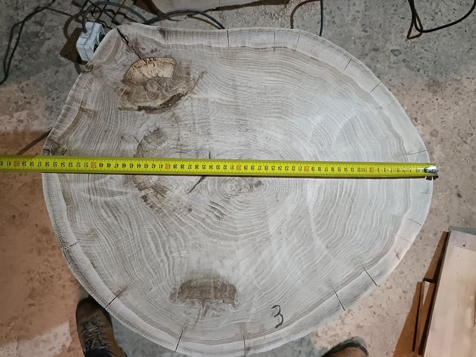 Plastry drewna dębu