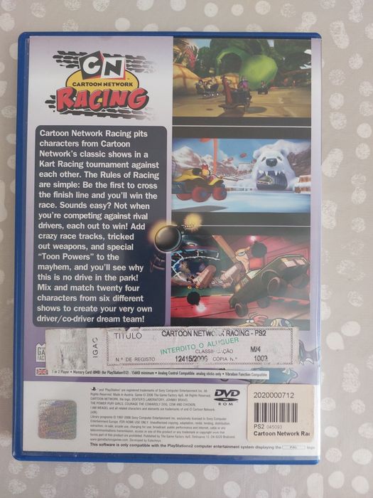 Jogo PS2 ( PlayStation 2 ) Cartoon Network Racing (Optimo Estado)