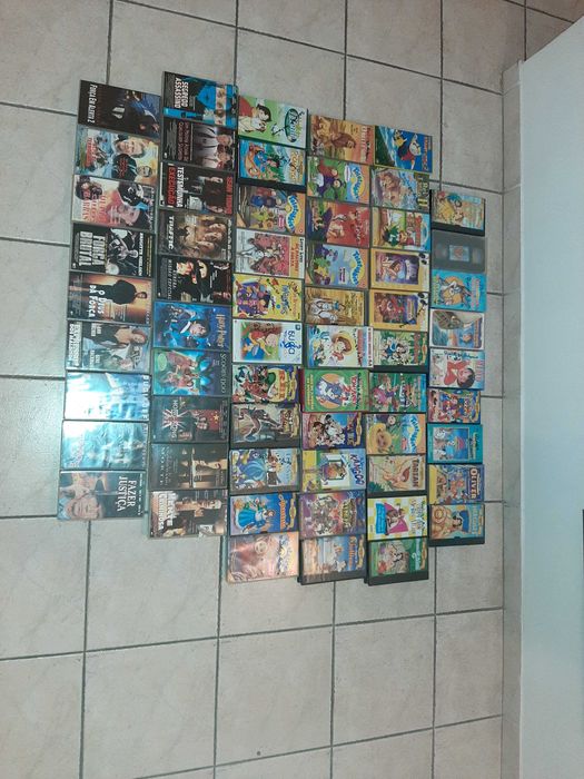 Cassetes VHS como novas