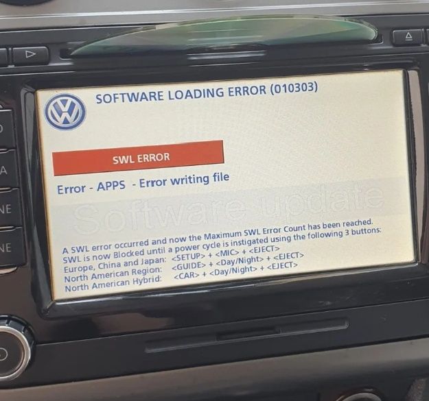 Прошивка, ремонт, кодування, встановлення карт RNS- 510