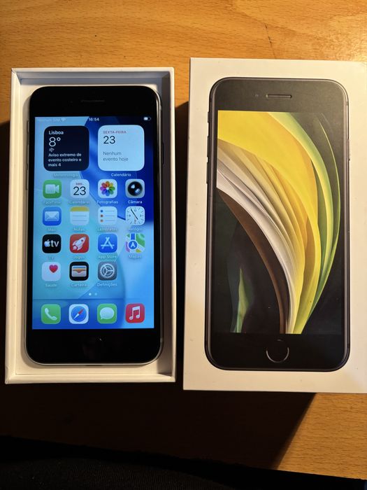 iPhone SE 2020 64GB – iOS 26, Desbloqueado + Capinha – 95€