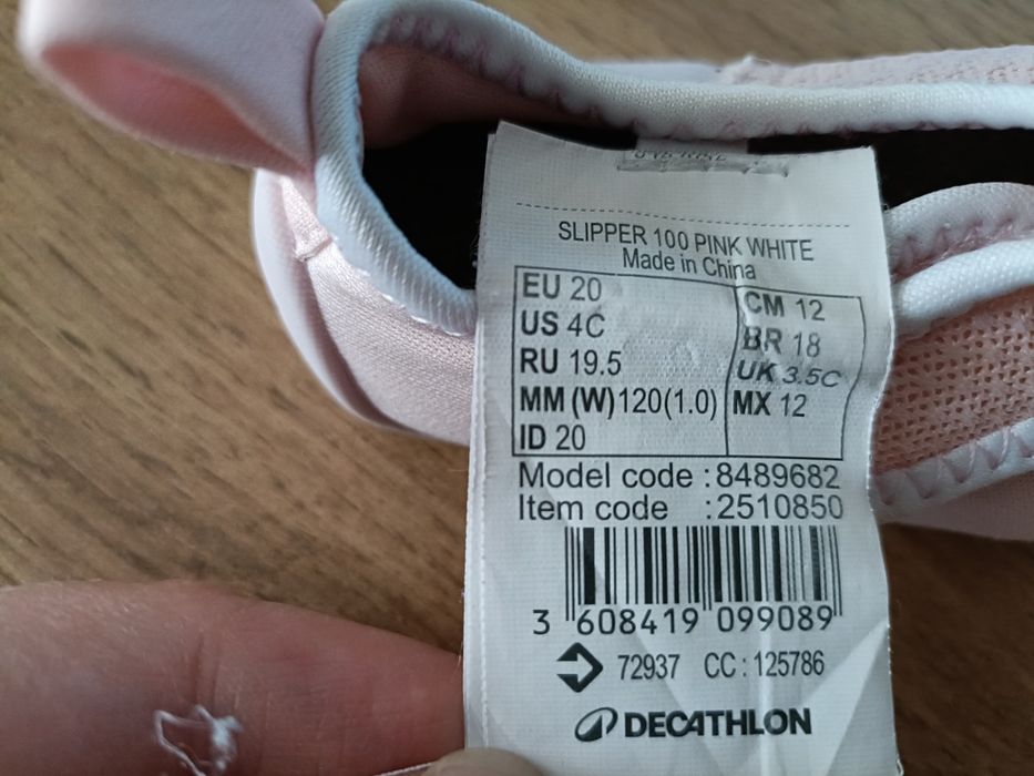 Buty/kapcie Domyos Decathlon
