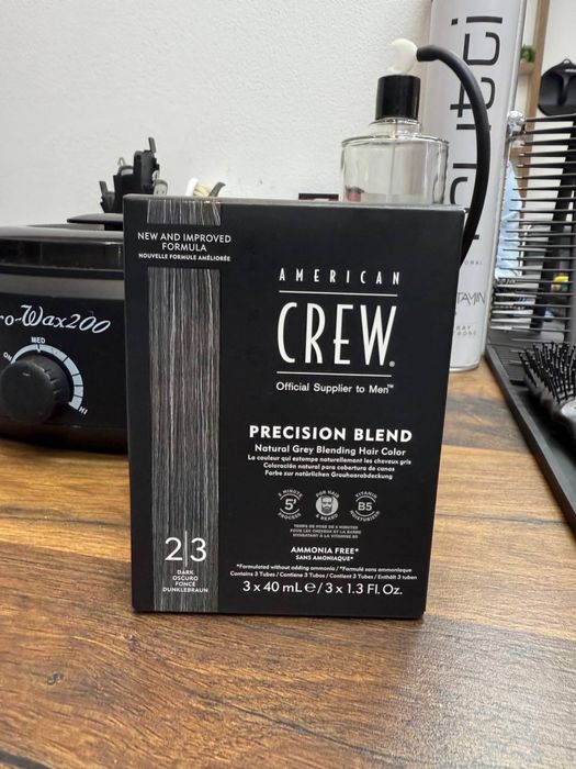 Система маскування сивини 2-3 рівень American Crew Precision Blend Dar