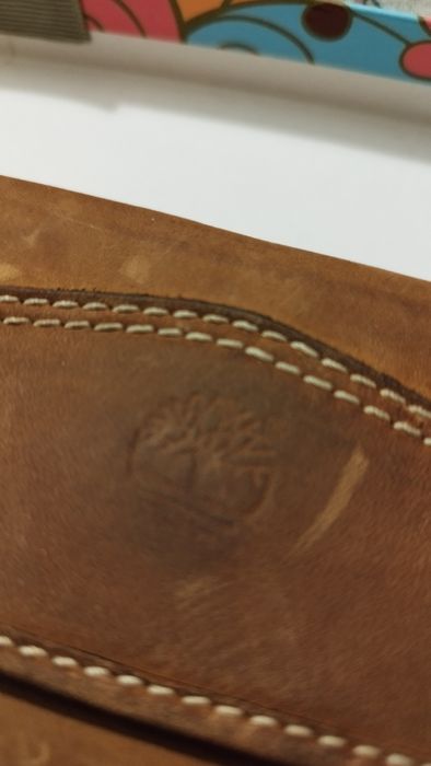 Porta moedas em pele, Timberland original