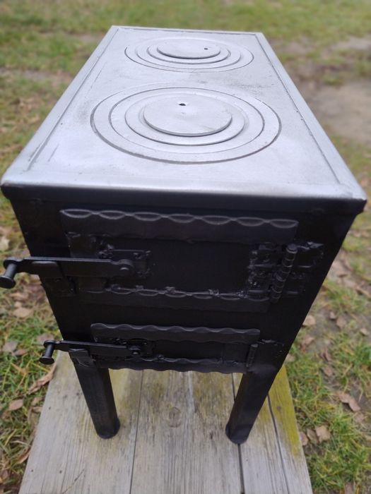 Piec na Dwie Fajerki 70kg 4mm Koza  Kominek