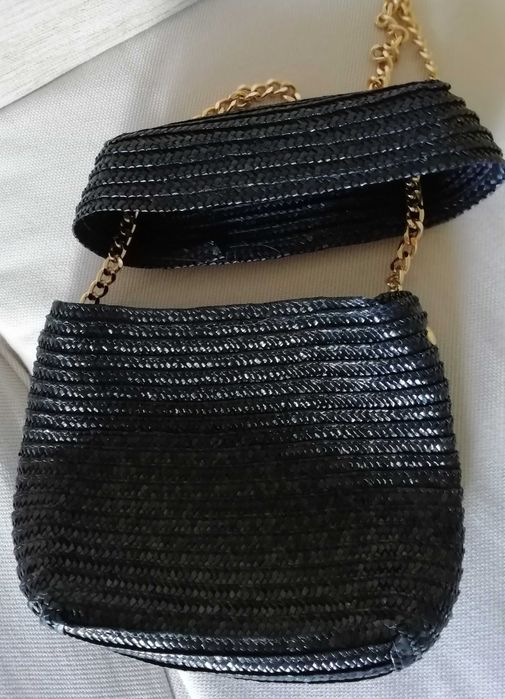 Black straw bag64284050158977121