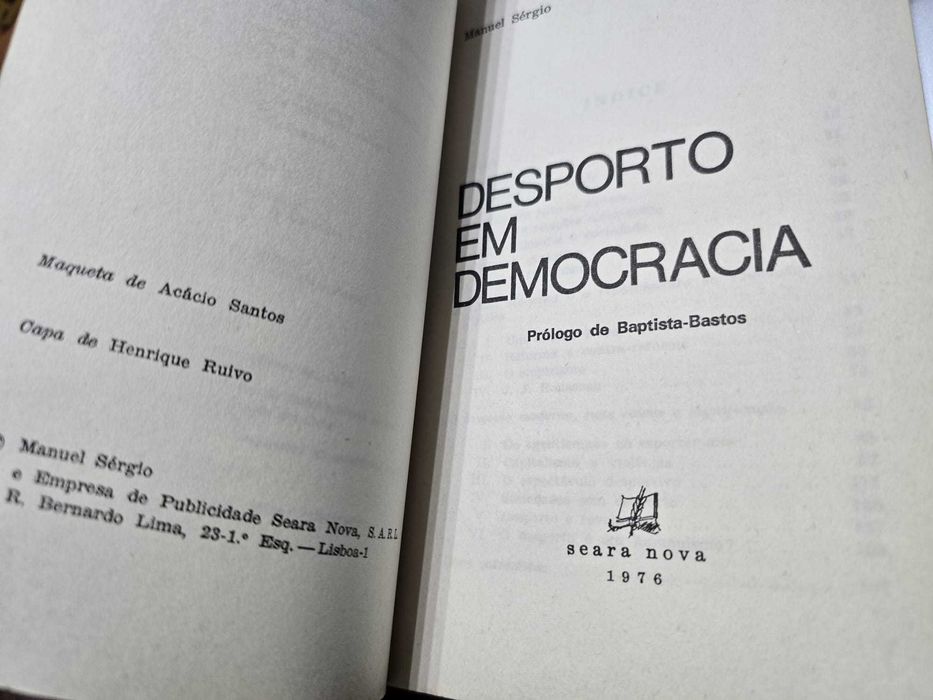 Desporto e Democracia - Manuel Sérgio
