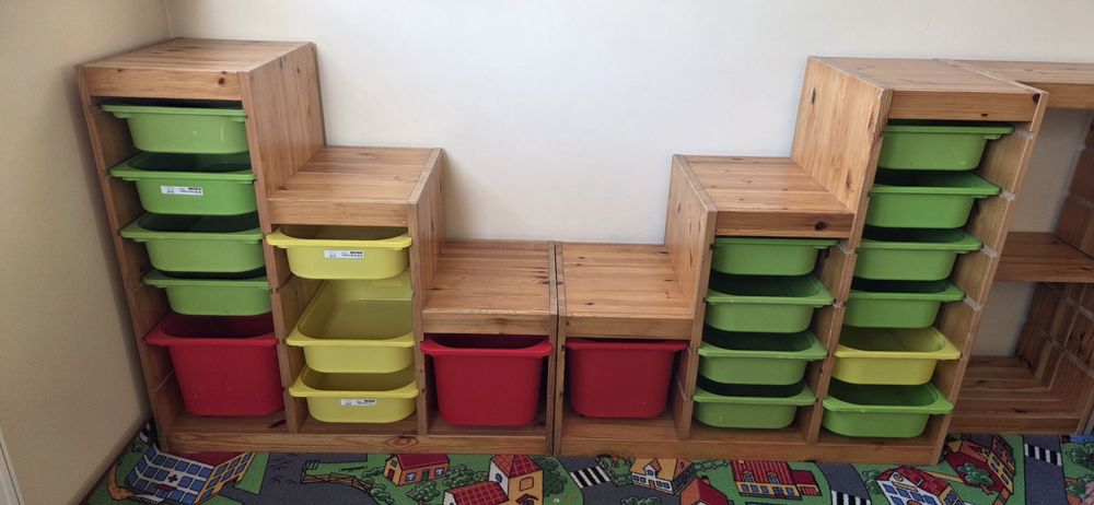 Zestaw Ikea Trofast - 20 pojemników - stan bardzo dobry