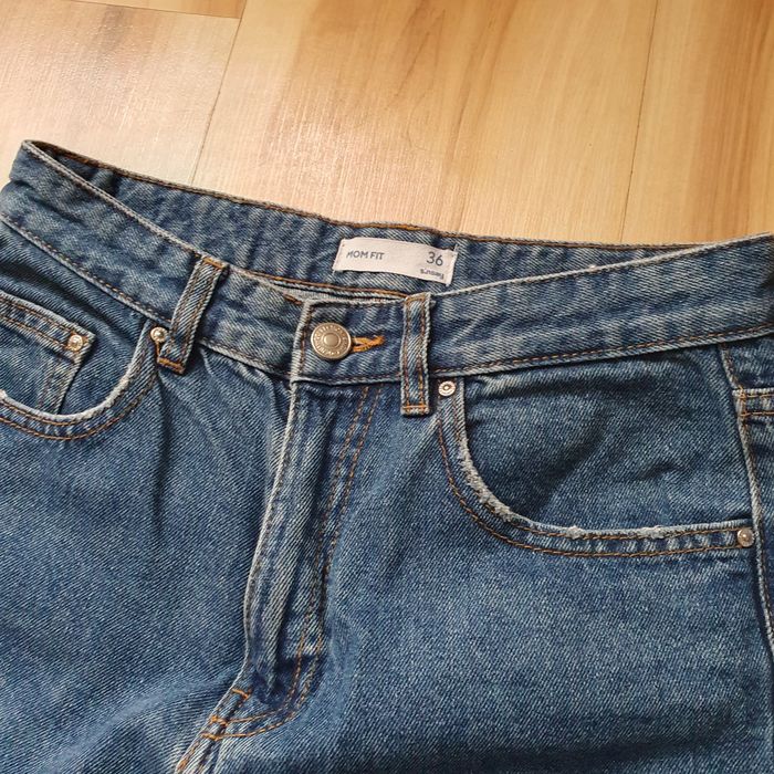Jeansy spodnie mom fit jak lata 90