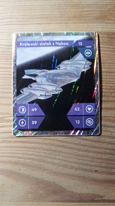 Karta Star Wars hologram nr 12 Kaufland