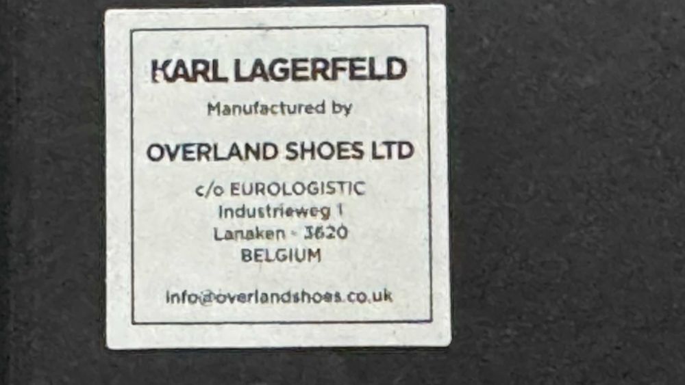 Шкіряні чоловічі кросівки Karl Lagerfeld Kapri Kushion Combat з прозорою підошвою